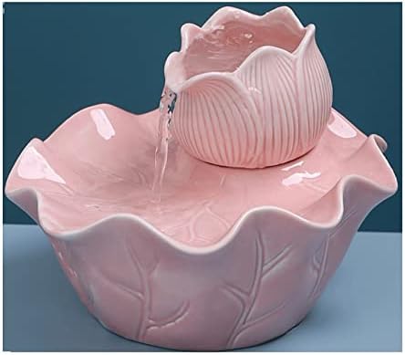 Lotus Leaf Tabletop Fountain Ceramic Indoor Water Feature