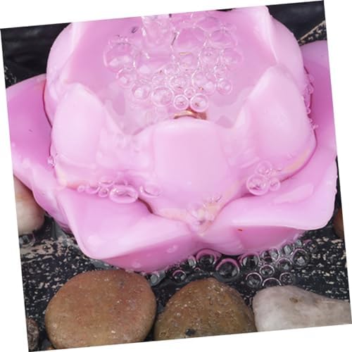 LIFKICH 1set Tabletop Water Fountain with LED Light for Home and Office Zen Decoration