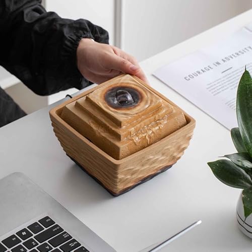 Tabletop Water Fountain with USB Power and Zen Design