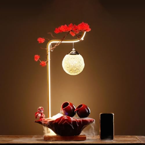 Chinese Style Ceramic Tabletop Fountain for Home Decor
