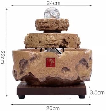 Calm Circulating Water Fountain for Home Office Desk Decor