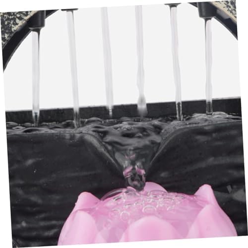 LIFKICH 1set Tabletop Water Fountain with LED Light for Home and Office Zen Decoration