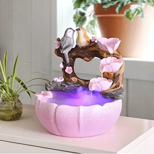 BONAD Indoor Tabletop Fountain with Mist and Light