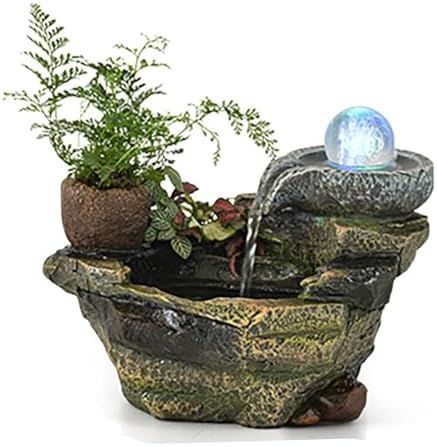 Zen Tabletop Water Fountain with Crystal Ball