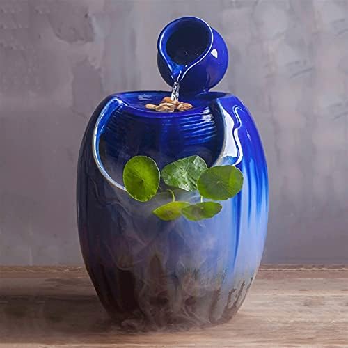SUNESA Tabletop Fountain Indoor Decor Ceramic Jar