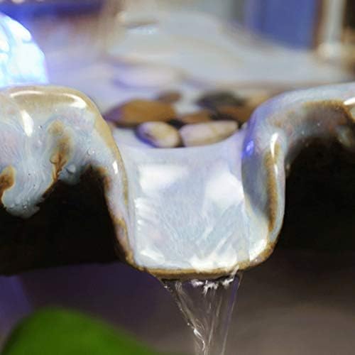 Desktop Rockery Indoor Tabletop Fountain with Electric Pump and Atomizer