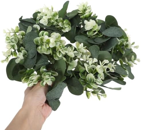 Magiclulu Eucalyptus Garland Candle Wreath for Home Decor