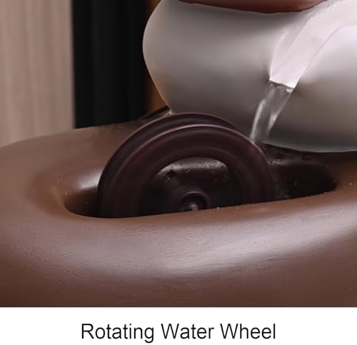 Waterfall Fountain Indoor Ceramic Ornament for Home Office