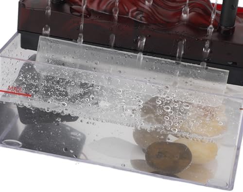 Aurovibe Tabletop Water Fountain with LED Light