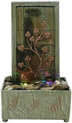 Natures Mark 95 Inch H Water Fountain with LED Lights