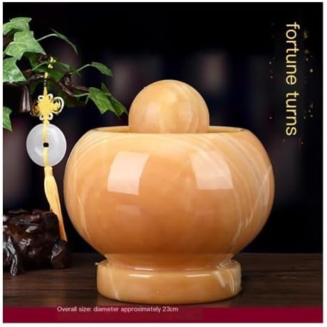 Jade Feng Shui Tabletop Water Fountain for Home and Office