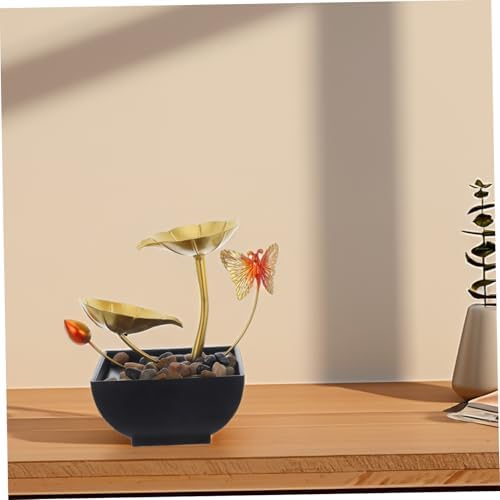 Garneck USB Powered Indoor Waterfall Leaf Fountain