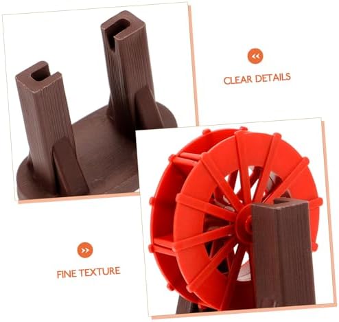 Small Water Wheel Model Portable Plastic Fountain Accessory