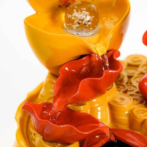 Beisup Tabletop Fountain Indoor Decor Resin Ornament