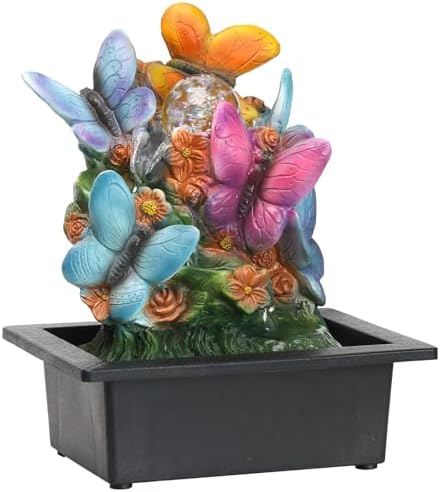 TiCin USB Tabletop Fountain with Butterfly Design