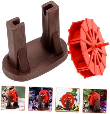 Small Water Wheel Model Portable Plastic Fountain Accessory
