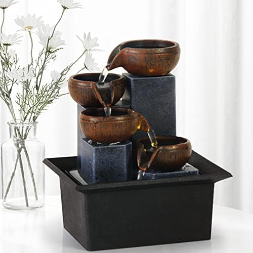 WASHLA Desktop Fountain Living Room Bedroom Indoor Ornament