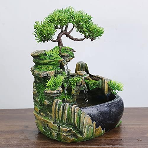 Indoor Relaxation Tabletop Fountain with Automatic Pump