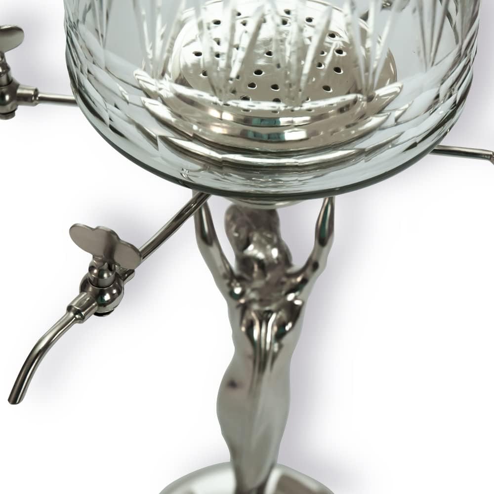 Absinthe Original Metal Fountain Lady Style with Four Taps