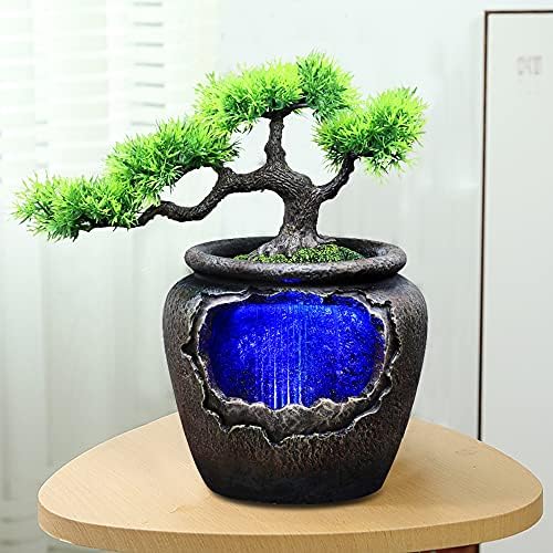 Indoor Tabletop Water Fountain with LED Light