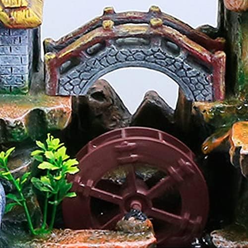 Liffshsy Indoor Water Fountain with LED Light and Atomizer