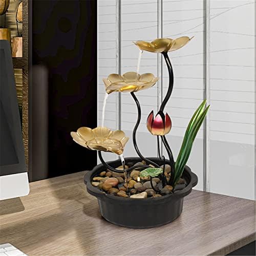 MWNAGO Tabletop Fountain with LED Light