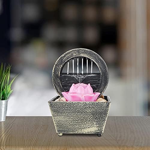 WuHuQn Tabletop Fountain for Office and Home Decor