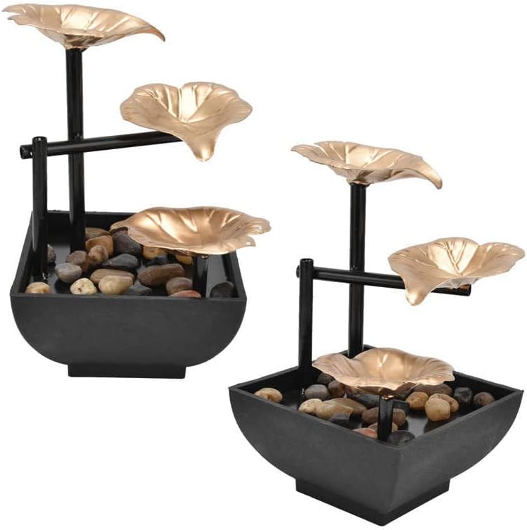 RSLEE Tabletop Fountain for Home Office Bedroom Decor