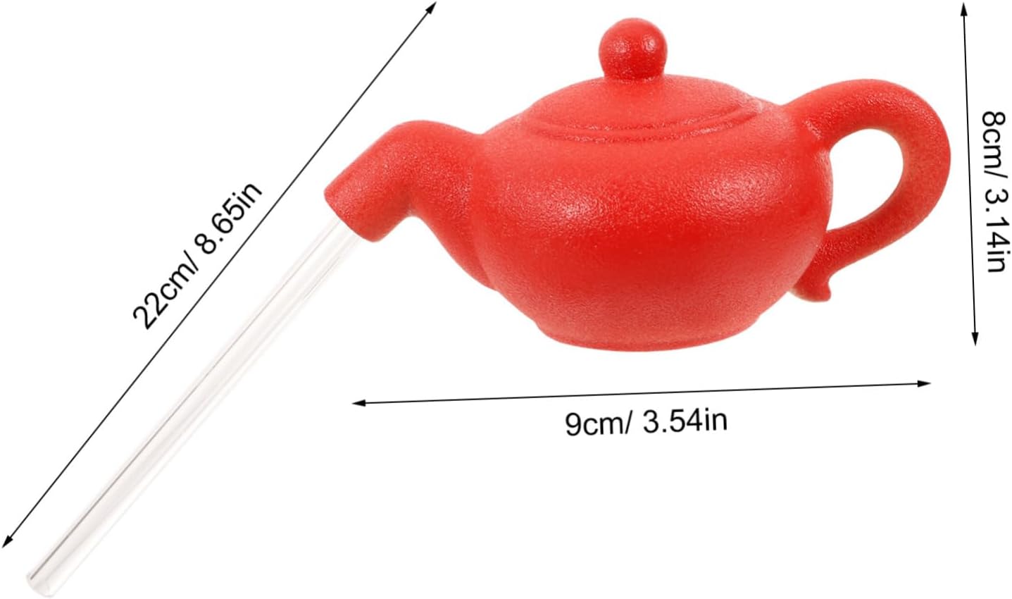TOGEVAL Floating Teapot Fountain Decor for Tabletop Home Water Feature