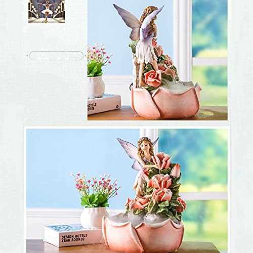 Fairy Angel Indoor Water Fountain 14 Inch Tabletop Fountain Decor