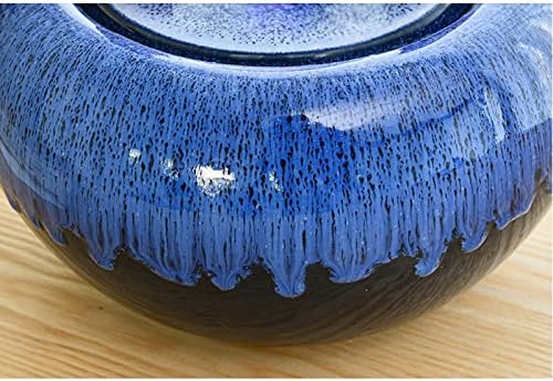 Tabletop Fountain with LED Light and Rotating Ball