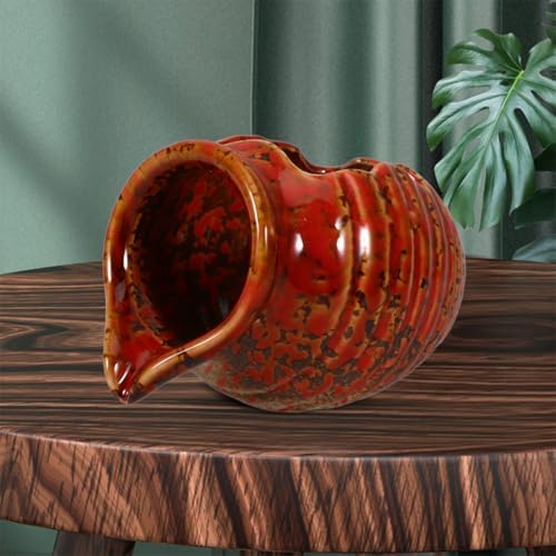 MAGICLULU Ceramic Jar Water Fountain Indoor Outdoor Tabletop Decor