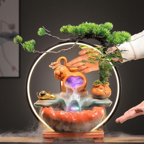 AOTPA Indoor Table Top Fountain with Chinese Style Design