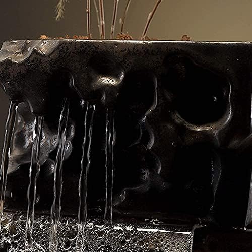 GAJUST Indoor Tabletop Fountain - Portable Decorative Waterfall Kit for Zen Meditation and Stress Relief