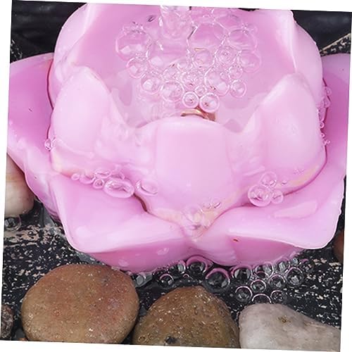 Running Water Ornaments LED Lighted Water Fountain Desk Decor