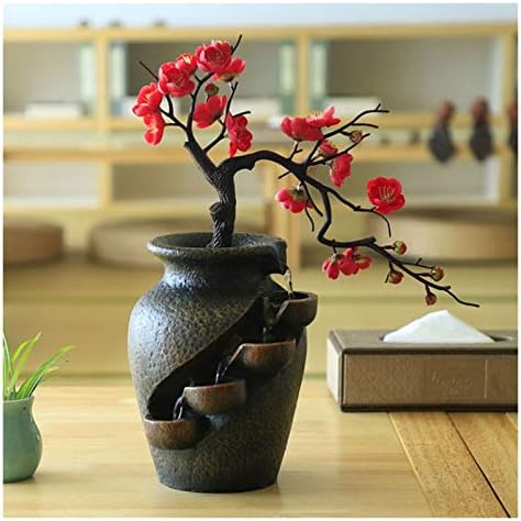 UYVI Tabletop Fountain Resin Indoor Decor 1576 Inches