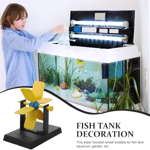 BESPORTBLE Rotating Water Wheel Fountain Decor