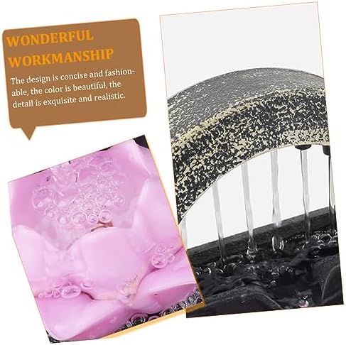 1set LED Desktop Fountain Indoor Water Decor Unique Shape Bright Lighting