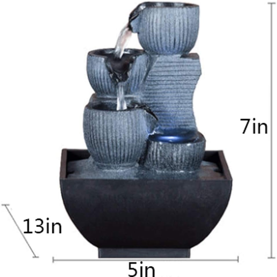 Housewarming Desktop Waterfall Fountain for Home Office and Bedroom