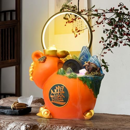 JUNXIAN Tabletop Fountain for Office Study and Home