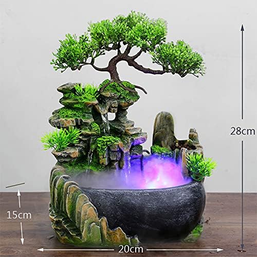 Indoor Relaxation Tabletop Fountain with Automatic Pump