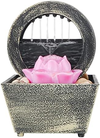 SENBAILU Tabletop Fountain Indoor Zen Waterfall Decor