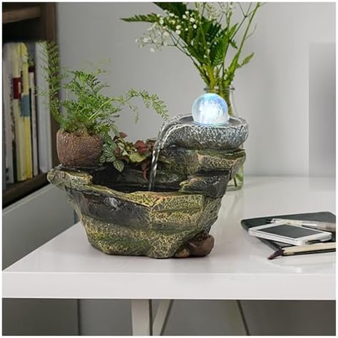 Zen Tabletop Water Fountain with Crystal Ball