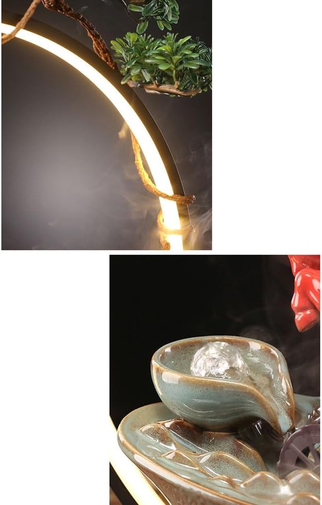 Chinese Style Tabletop Fountain for Office and Home Decor