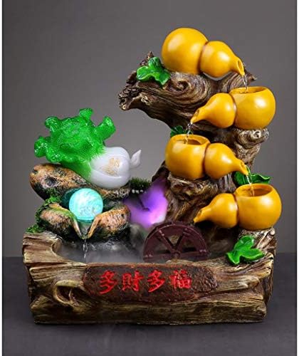 Jinyi2016SHOP Desktop Fountain Modern Feng Shui Indoor Tabletop Water Feature 165 Inch High Cascading