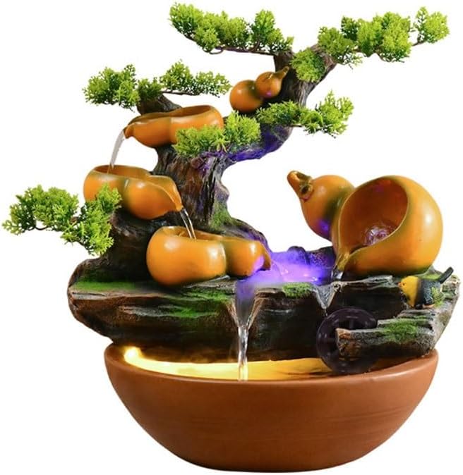 Lifelike Tabletop Waterfall Fountain Decor