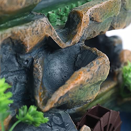 Tabletop Fountain Rockery with LED Lights