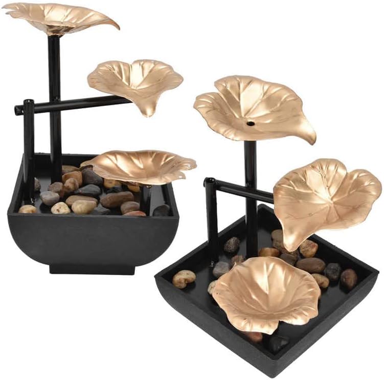 RSLEE Tabletop Fountain for Home Office Bedroom Decor