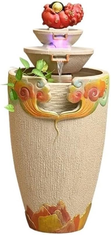 Modern Industrial Style Water Fountain for Home and Garden