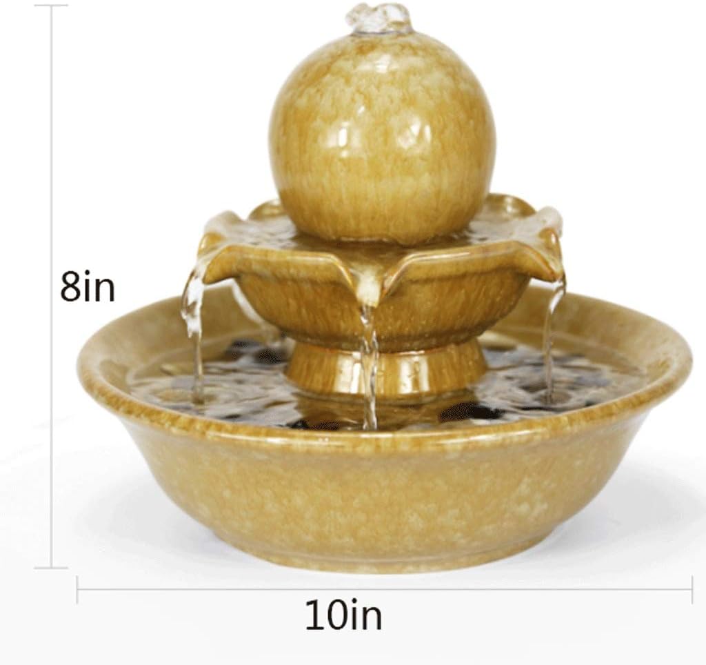 Ceramic Water Feature for Home Office Bedroom Decor